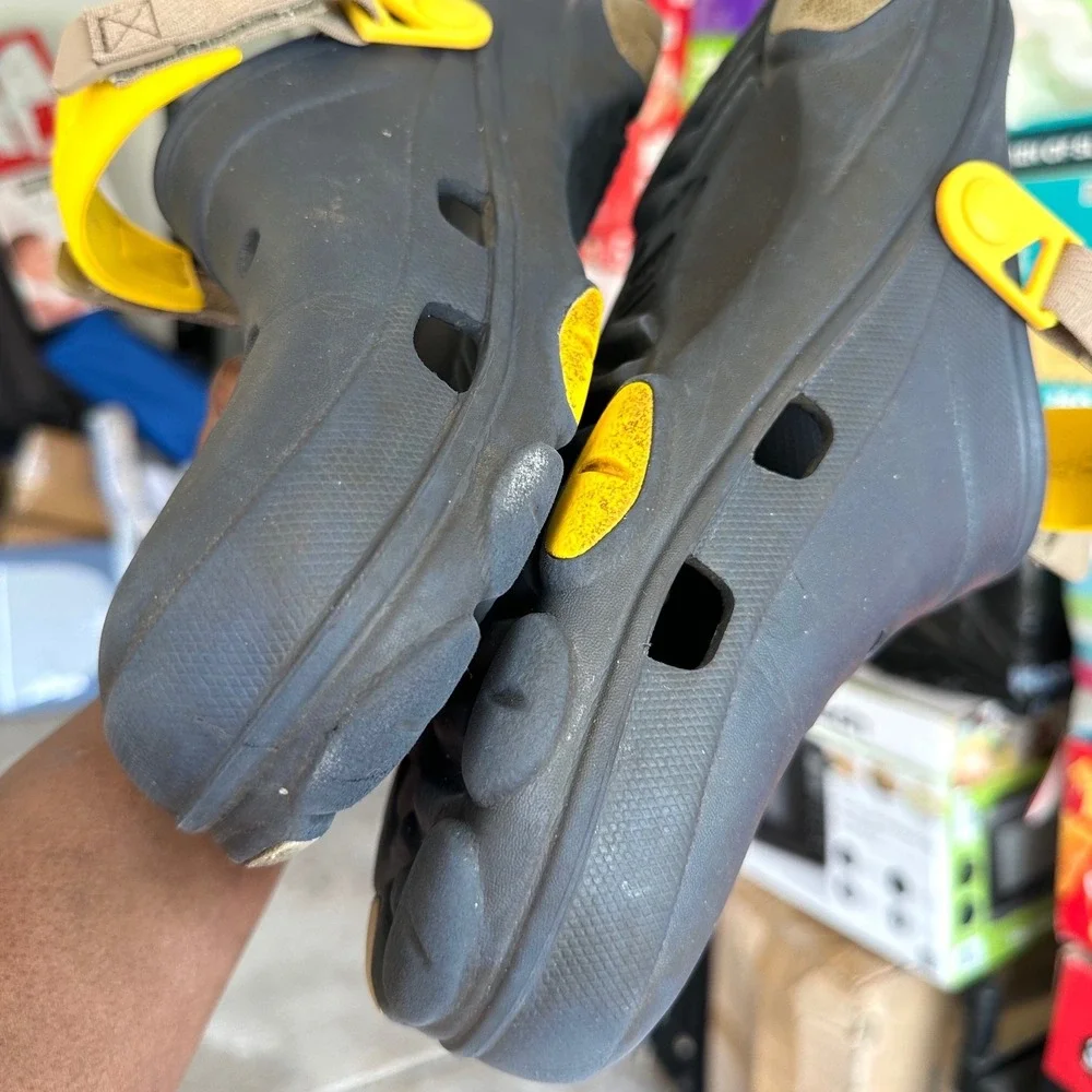 CROCS ALL TERRAIN CLOGS‎ Men's Size 11 Navy Blue Sandals